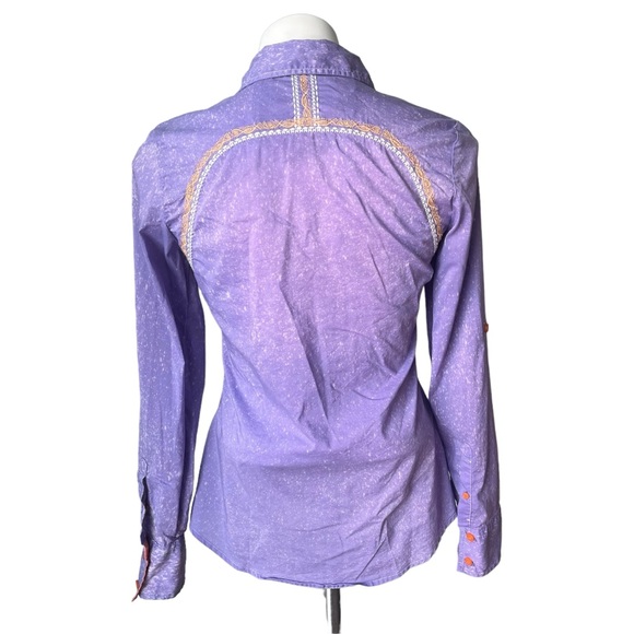 Roar Signature Button Down Long Sleeve Western Shirt, Sz S - Picture 4 of 16